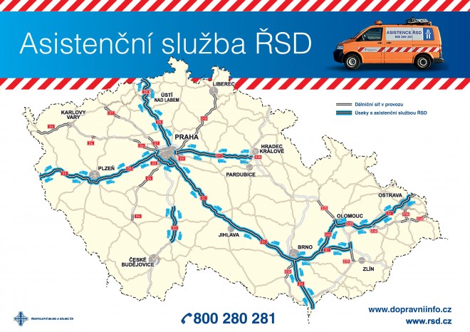 ​Asistenční služba ŘSD je připravena pomáhat celý rok včetně svátků