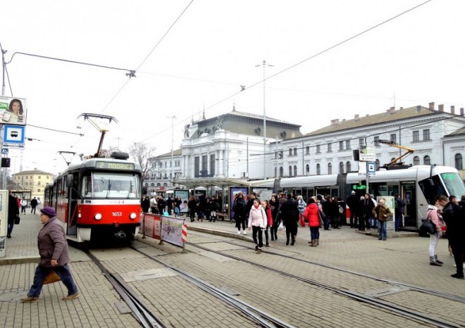 V Brně začne v sobotu výluka tramvají před hlavním nádražím, potrvá devět dnů