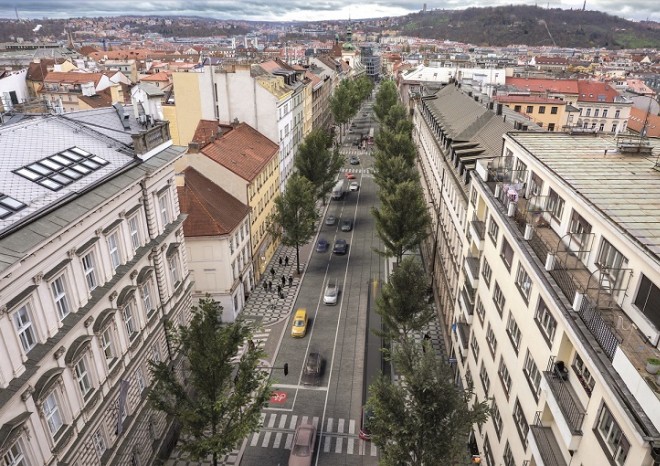 ​Praha plánuje rekonstrukci magistrály, promění se v moderní městský bulvár společně s Ječnou ulicí