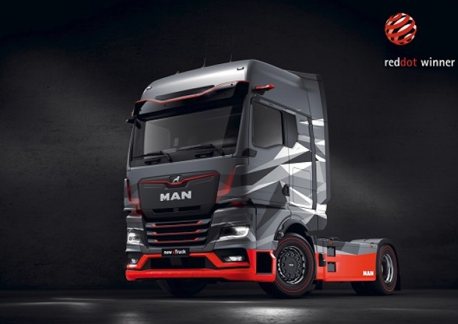 ​MAN eTruck získal ocenění Red Dot Design Award 2023