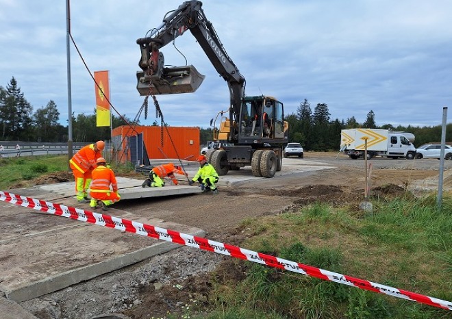 ​ŘSD zahajuje rozšíření odpočívky Mikulášov na dálnici D1 na Vysočině