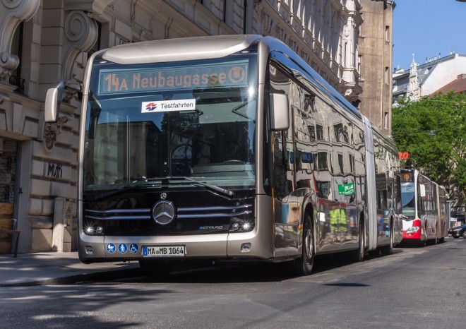 ​Vídeň poprvé testuje kloubový elektrobus