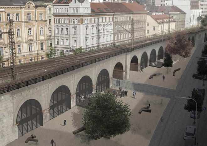 ​Začíná dvouletá oprava Negrelliho viaduktu v centru Prahy