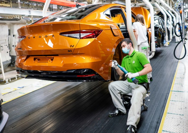 Škoda Auto zahájila sériovou výrobu modelu Enyaq Coupé iV