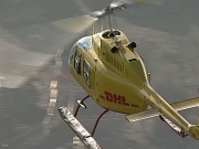 DHL překonává hustý provoz v Londýně pomocí helikoptéry