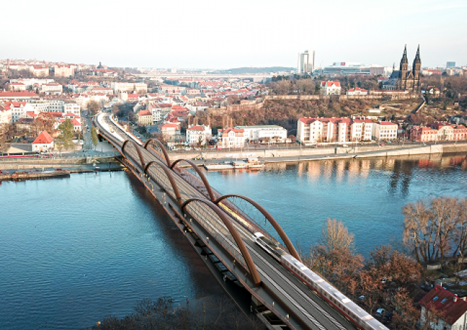 ​Tříkolejný most na pražské Výtoni má svého projektanta