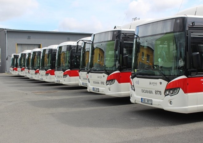 Dvanáct nových autobusů Scania pro společnost ČSAD MHD Kladno