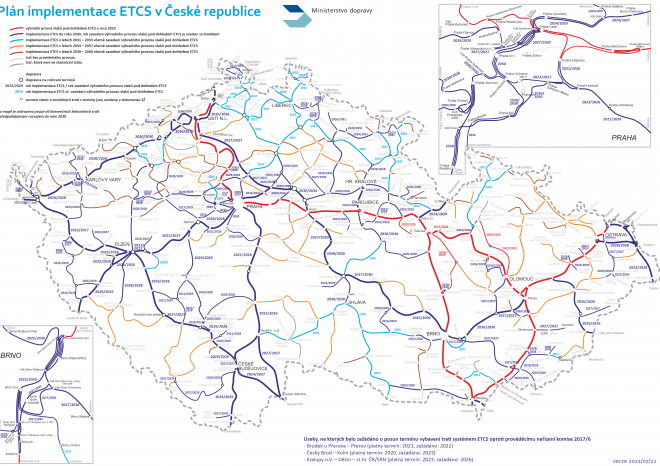 ​Vláda bude schvalovat plán moderního zabezpečení železnice