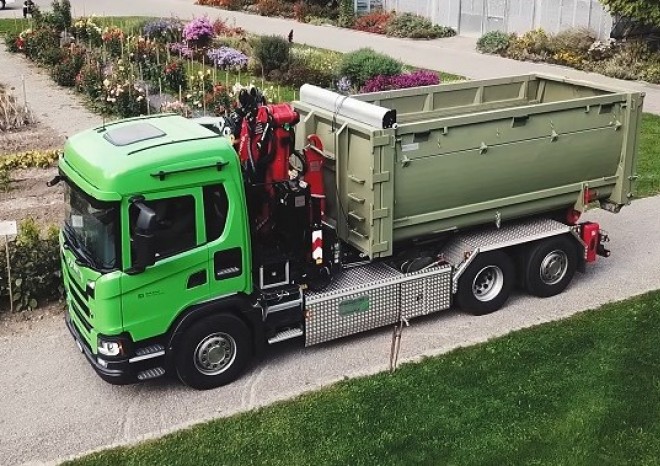 ​Scania na bioplyn je součástí recyklačního systému města Curych