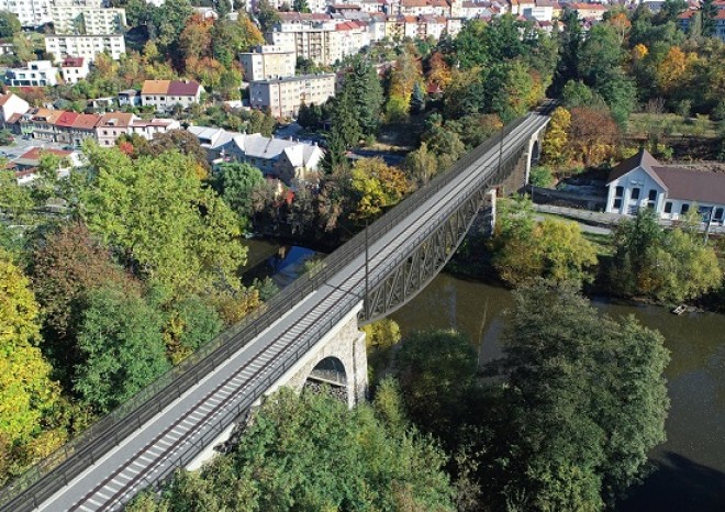 ​Správa železnic: Nový most přes Lužnici v Táboře bude věrnou kopií původní konstrukce