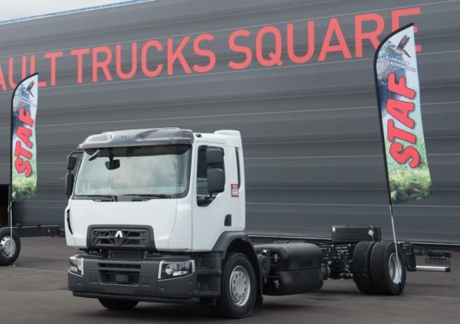 ​Na trh přichází Renault Trucks D Wide CNG s horizontálním výfukem