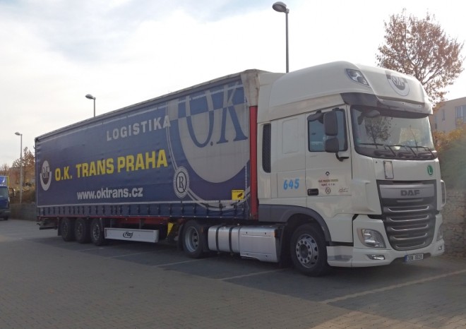 ​O.K. Trans Praha přepravuje potraviny pro Ahold