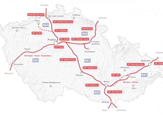 ​První stavby vysokorychlostních tratí začnou v roce 2025