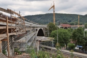 ​Na Branický most se vrátily vlaky, trať pomůže nákladní dopravě a při výlukách