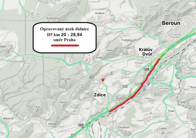 ​ŘSD podepsalo smlouvu se zhotovitelem opravy devíti kilometrů dálnice D5 a odpočívky Králův Dvůr