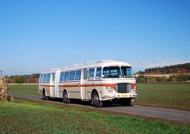 Na veletrhu Czechbus 2013 se představí historický kloubový autobus