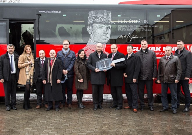 ​Slovak Lines převzal sedm nových autokarů NEOPLAN Jetliner