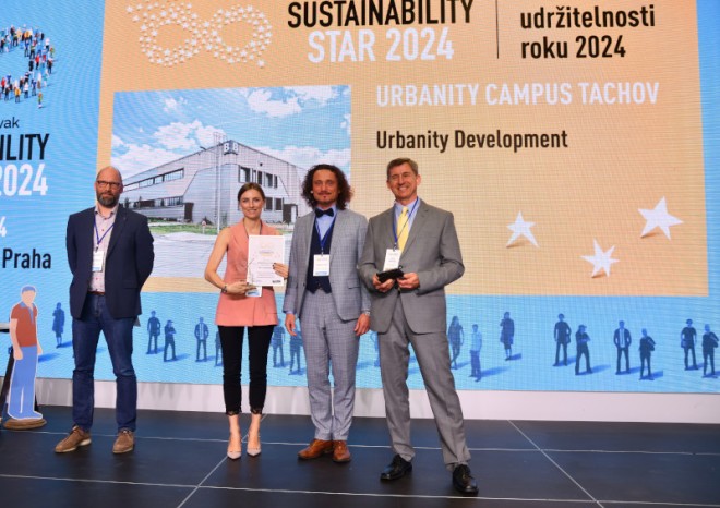 Urbanity Campus Tachov se zařadil mezi nejlepší udržitelné projekty v ČR