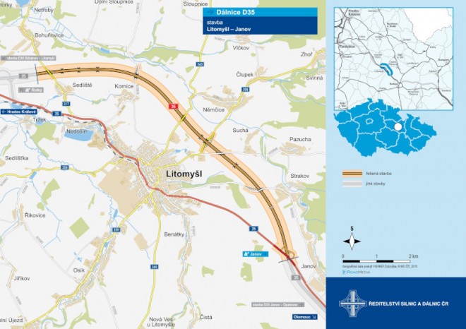 ŘSD má stavební povolení na poslední úsek dálnice D35 v Pardubickém kraji