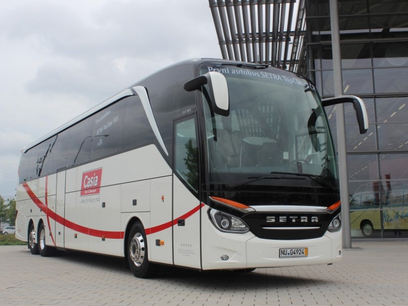 Nový Autobus Setra TopClass 500 Zamířil K Prvnímu českému Zákazníkovi ...