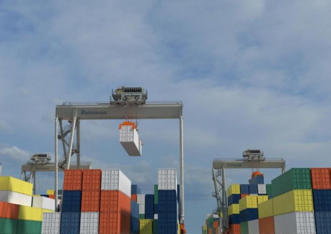 ​Huisman Czech Republic se podílí na výrobě jeřábů pro největší evropský přístav v Rotterdamu