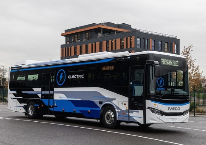 ​Autobus IVECO Crossway Elec byl představen v evropské premiéře na Autocar Expo v Lyonu