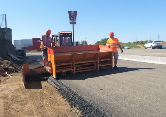 Výstavba okružní křižovatky na silnici I/3 u Benešova vstupuje do druhé etapy