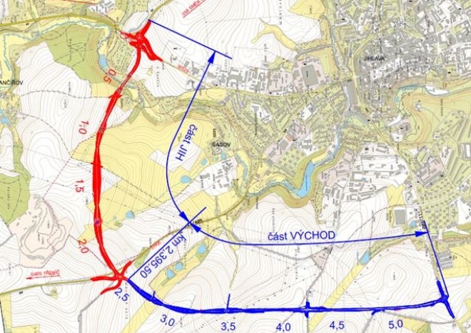 ​Metrostav Infrastructure dodavatelem obchvatu Jihlavy, část JIH