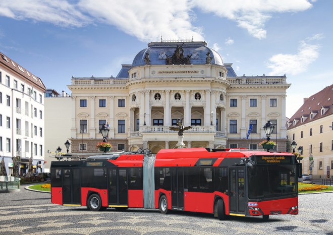 Skupina Škoda Transportation dodá desítky nových trolejbusů do Bratislavy