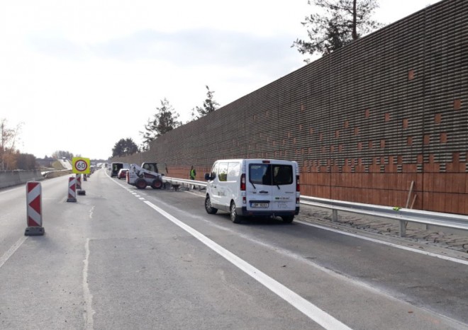 U Jihlavy začnou ve čtvrtek dvouleté opravy přivaděče k D1, omezí průjezdnost