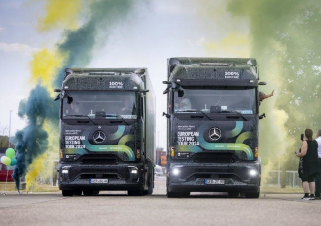 Mercedes-Benz eActros 600 testovací cestu po celé Evropě úspěšně dokončil