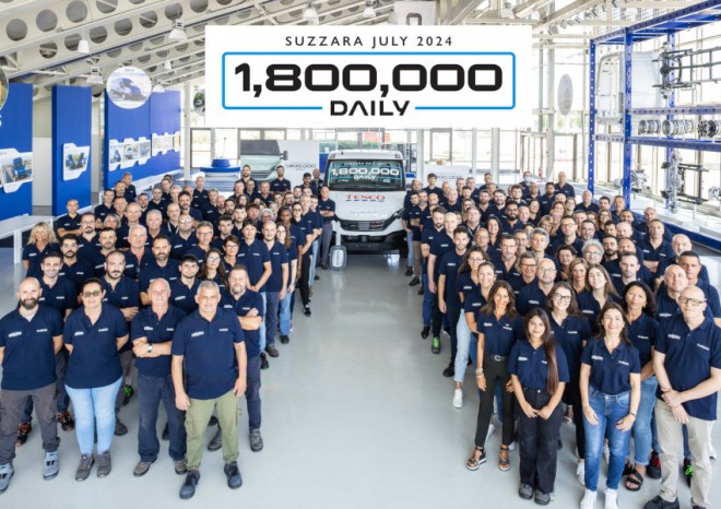 IVECO slaví milník, v Suzzaře vyrobili Daily s pořadovým číslem 1 800 000