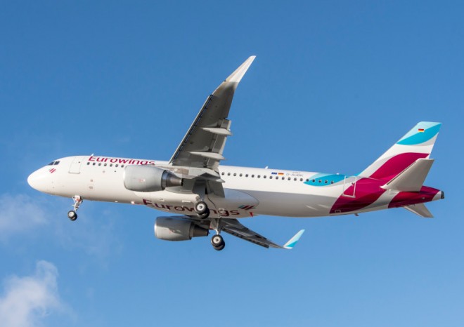 Piloti německých aerolinek Eurowings plánují od pondělí třídenní stávku