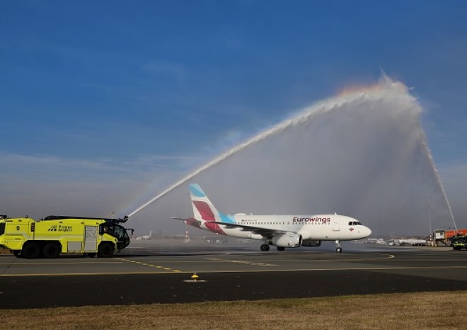 ​Eurowings na jaře posílí svůj pražský provoz o osm nových linek