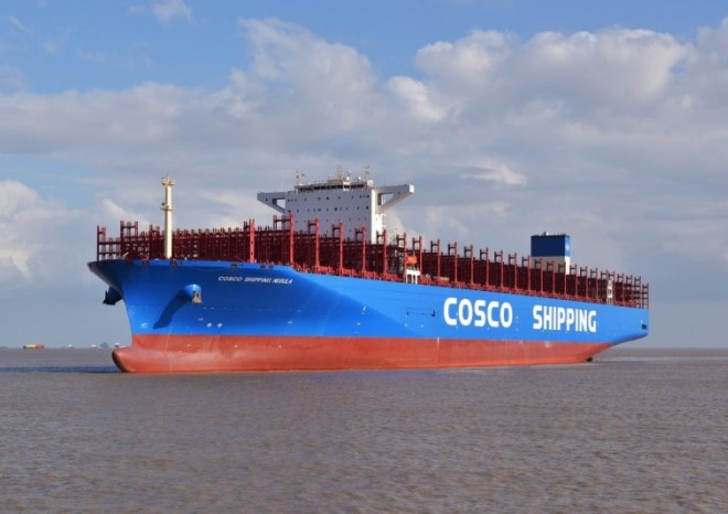 COSCO převzalo novou obří kontejnerovou loď NEBULA