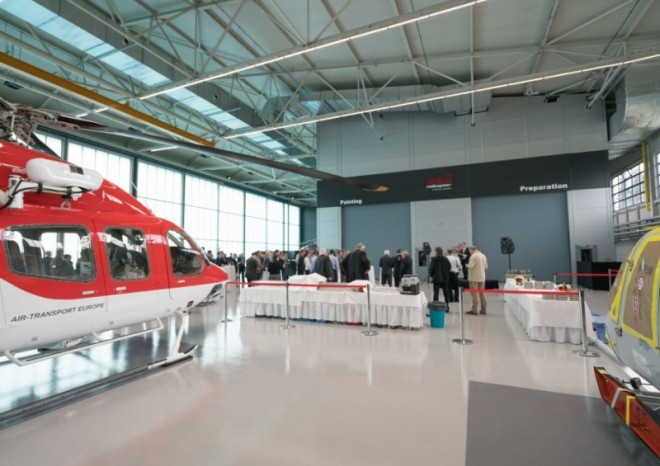 ​Společnost Bell Helicopter otevřela v Praze novou lakovnu a centrum dodávek