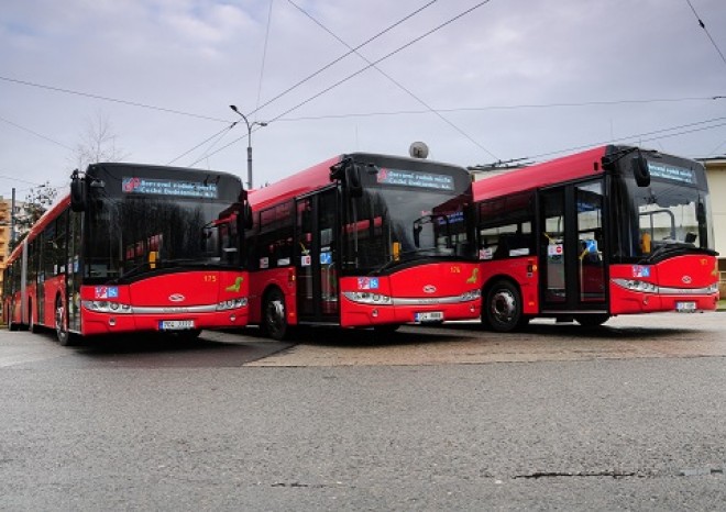 ​V Českých Budějovicích začne na jaře jezdit devět nových autobusů