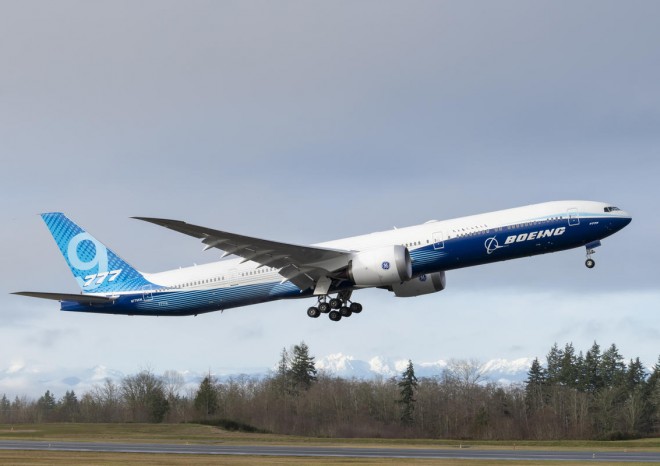 ​Boeing 777X po dvou odkladech úspěšně absolvoval zkušební let