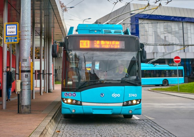 Trolejbusy Dopravního podniku Ostrava budou od úterý jezdit bez omezení