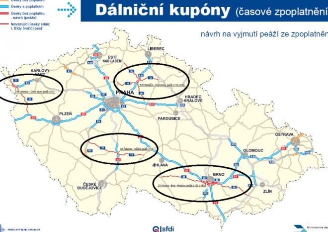 Ministr Ťok navrhuje 45 kilometrů nezpoplatněných komunikací