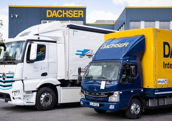 ​​DACHSER spustil praktické testy vozidla Mercedes-Benz eActros