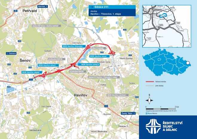 ​V Havířově proběhlo jednání k závěrům dokumentace EIA pro stavbu silnice I/11