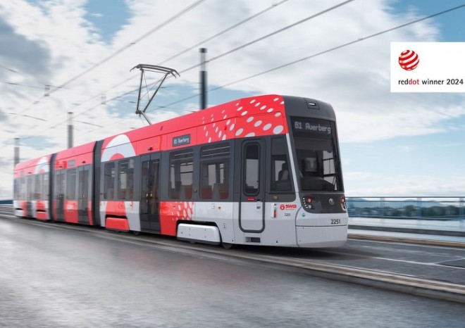 ​Škoda Group získala ocenění Red Dot Award za tramvaj pro německý Bonn