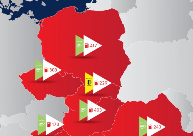 Skupina MOL získá více než 400 čerpacích stanic v Polsku