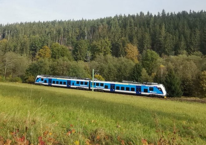 ČD testovaly na Lipně elektrické soupravy RegioPanter 650